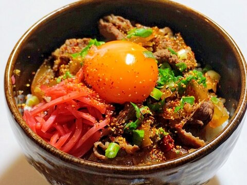 ご家庭でも旨味増し増し極上丼!牛丼